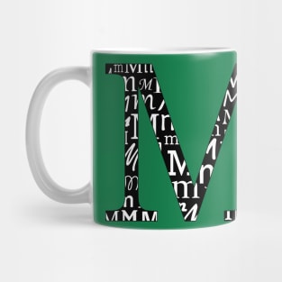 M Filled - Typography Mug